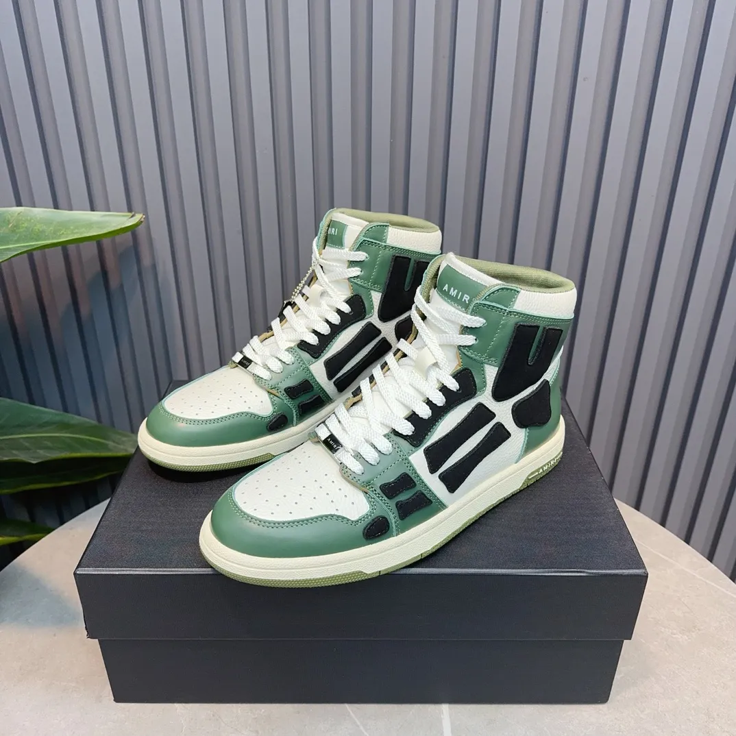 Men's shoes💰620💰 AMIRI AMIRI trendy brand hot sale🔥 Available all year round✅Couples💑 Official website synchronization Imported fabrics 1⃣️ratio 1⃣️Re-engraved, original factory special original sole, 35-45 (38.45. Non-refundable)